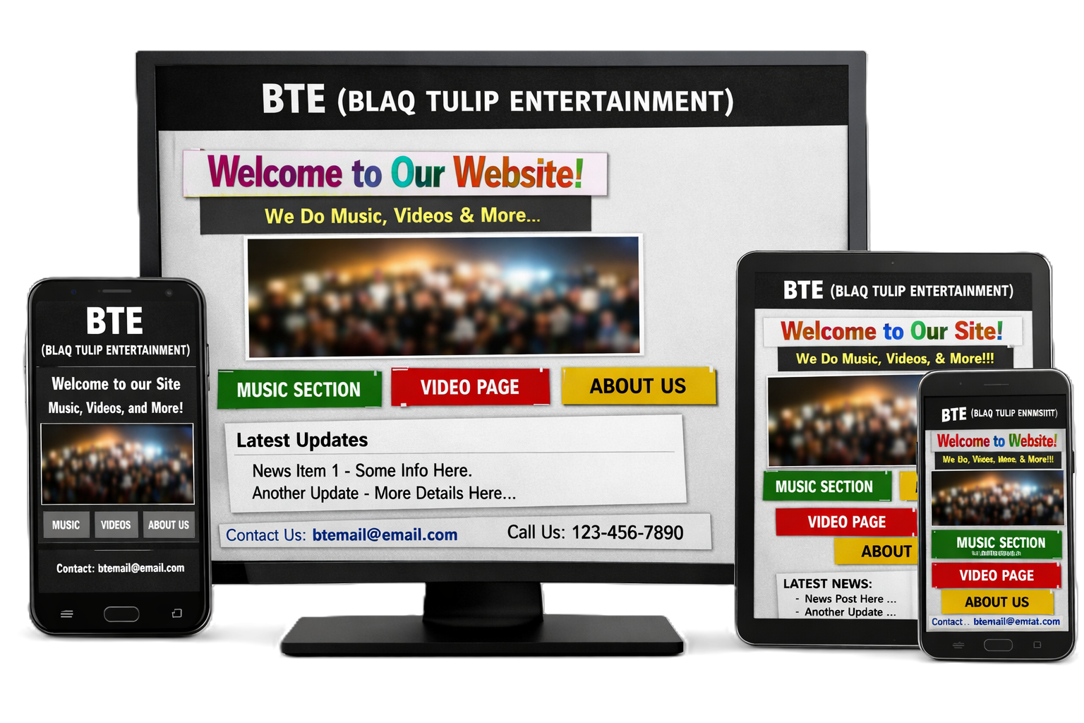 BTE Before website. I